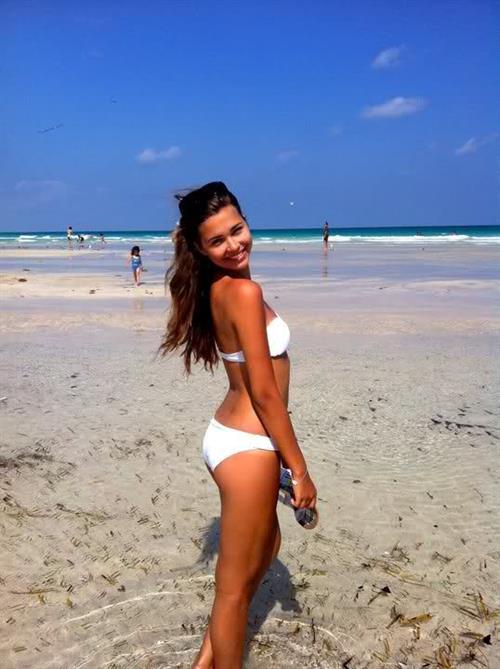 Sandra Kubicka in a bikini