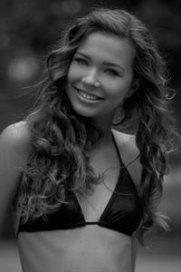 Sandra Kubicka in a bikini