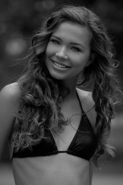 Sandra Kubicka in a bikini