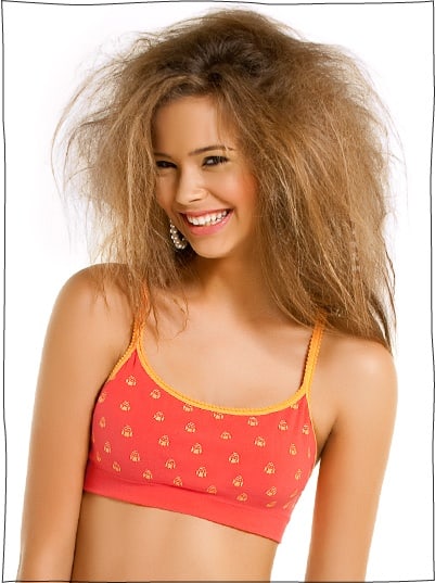 Sandra Kubicka in lingerie