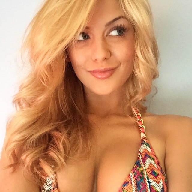 Audrey Allen in a bikini