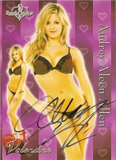 Audrey Allen in lingerie