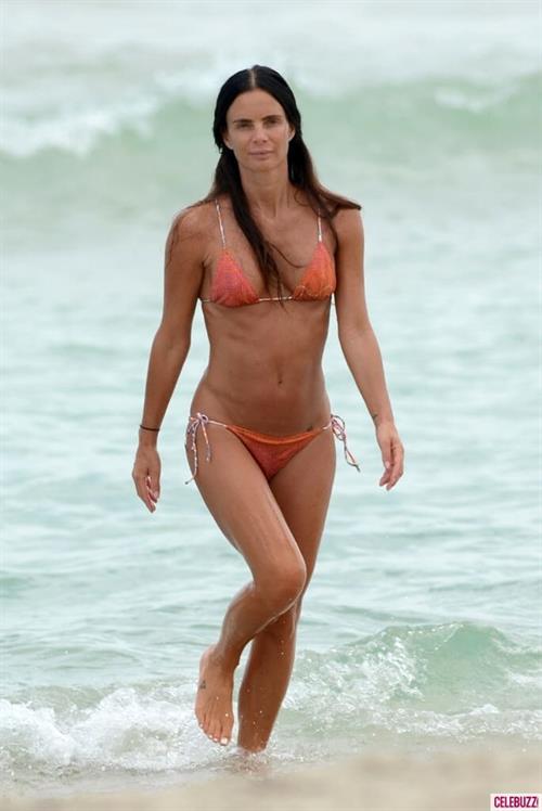 Gabrielle Anwar in a bikini