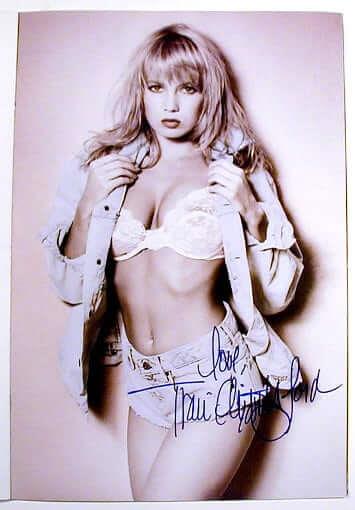 Traci Lords in lingerie