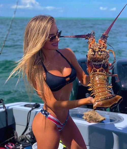 Emily Riemer in a bikini