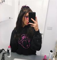 Bryana Salaz taking a selfie