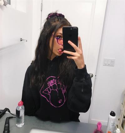 Bryana Salaz taking a selfie