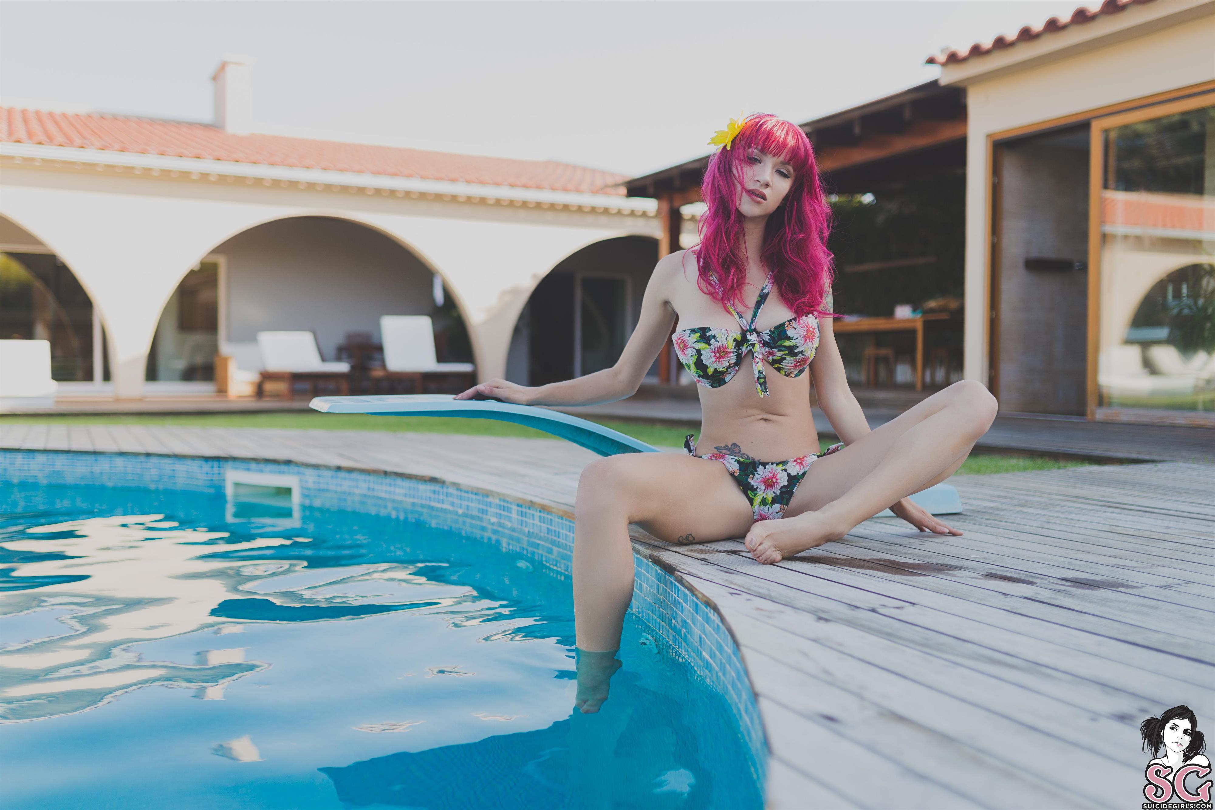 Natasha Legeyda in a bikini