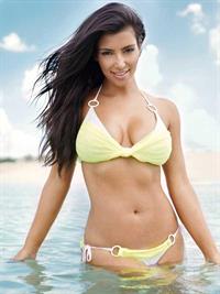 Kim Kardashian in a bikini