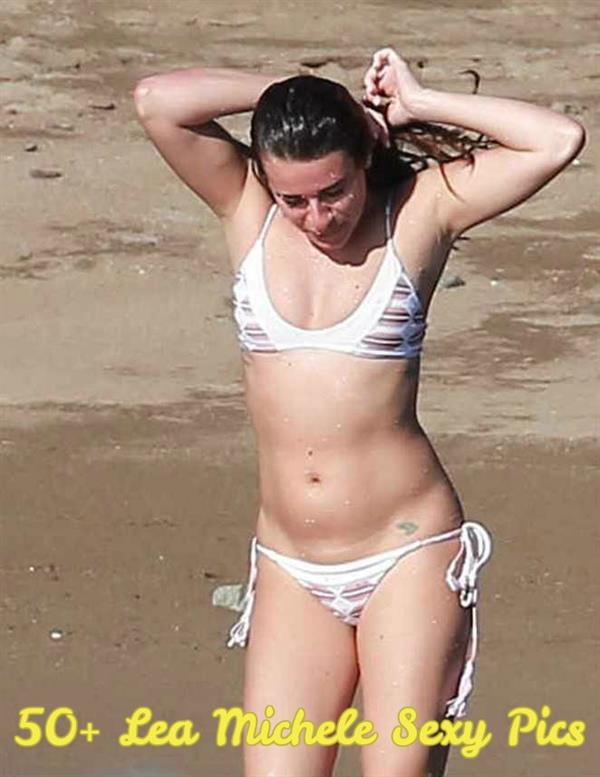 Lea Michele in a bikini