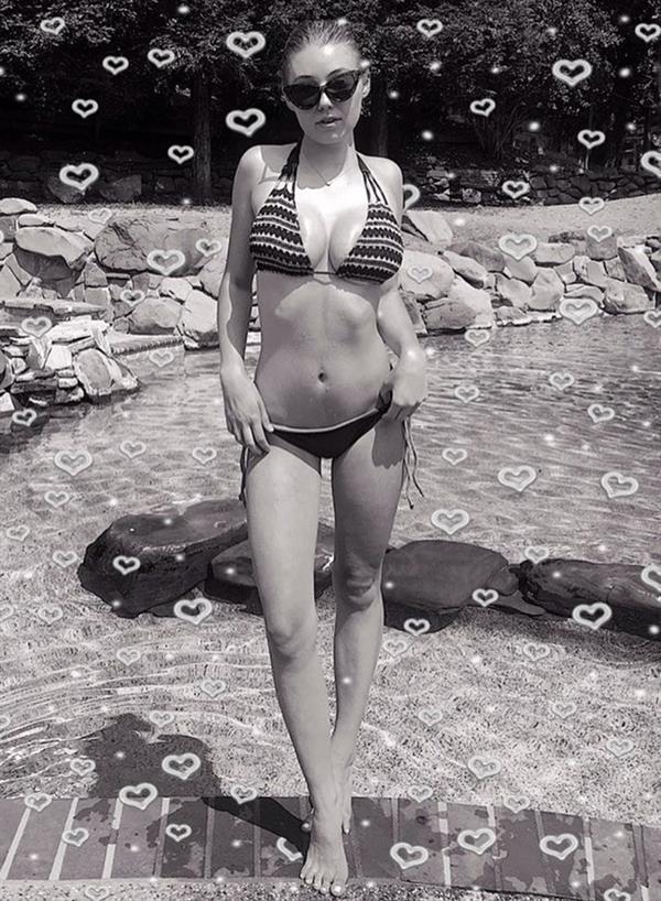 Ashley Busk in a bikini