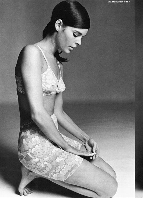 Ali MacGraw in lingerie