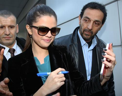 Selena Gomez at NRJ Radio in Paris 2/18/13 