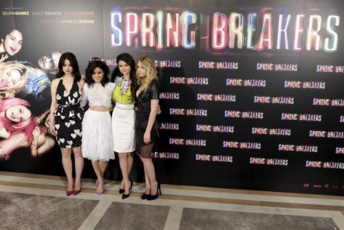 Selena Gomez Spring Breakers photocall in Madrid 2/21/13 