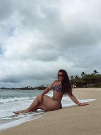 Valentina Mishina in a bikini