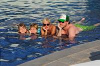 Tori Spelling Celebrates her birthday with family at the St Regis Punta Mita Resort in Mexico (May 20, 2013) 