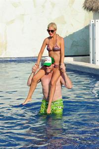 Tori Spelling Celebrates her birthday with family at the St Regis Punta Mita Resort in Mexico (May 20, 2013) 