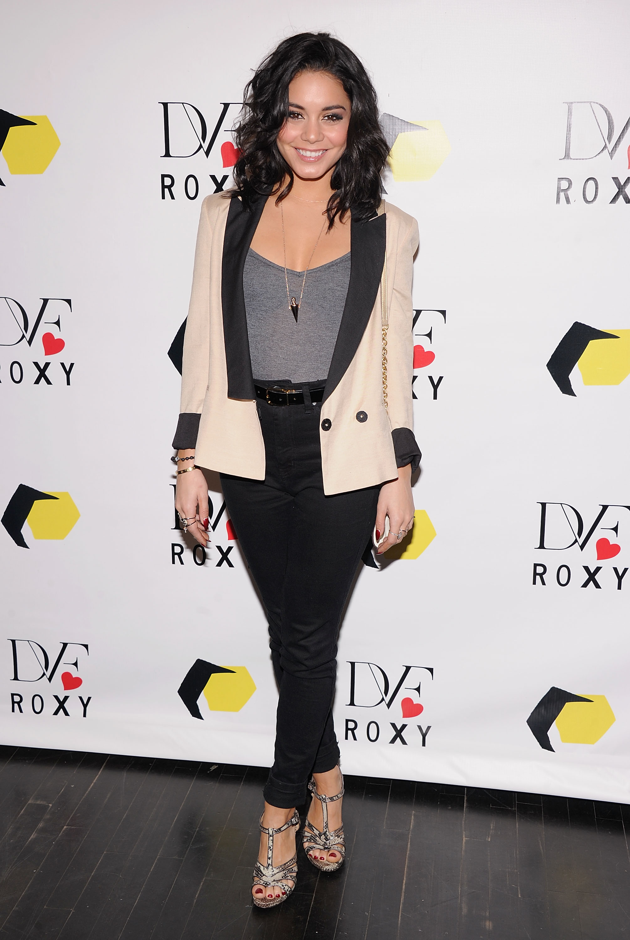 Vanessa Hudgens DVF Loves ROY launch in NY 3/6/13 