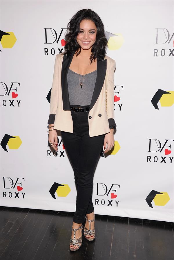 Vanessa Hudgens DVF Loves ROY launch in NY 3/6/13 