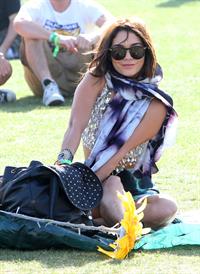 Vanessa Hudgens at Coachella Festival day 3 in Indio on April 14, 2013