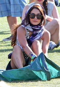Vanessa Hudgens at Coachella Festival day 3 in Indio on April 14, 2013