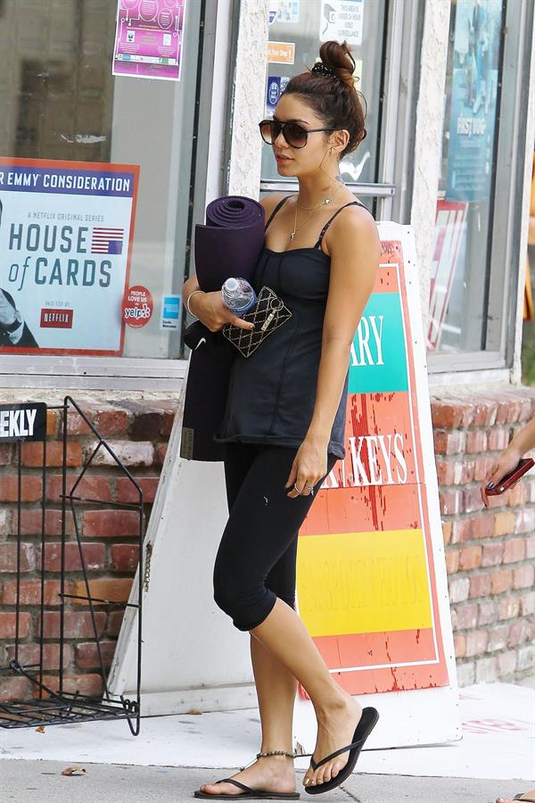 Vanessa Hudgens Leaving yoga class in Santa Monica on July 2, 2013