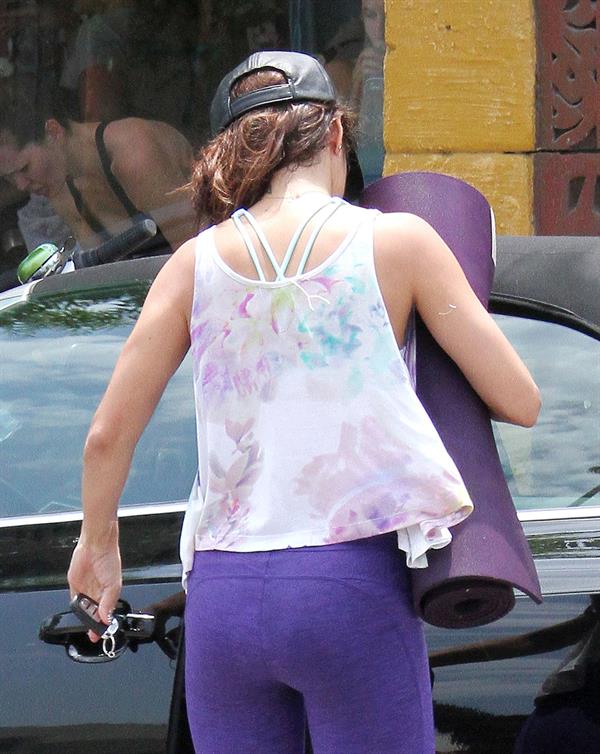 Vanessa Hudgens spotted after workout in Los Angeles on July 5, 2013