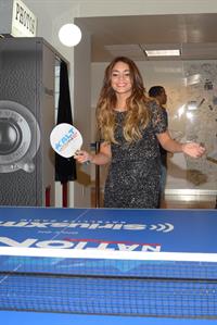 Vanessa Hudgens Visits SiriusXM Studios in New York - August 9, 2013 