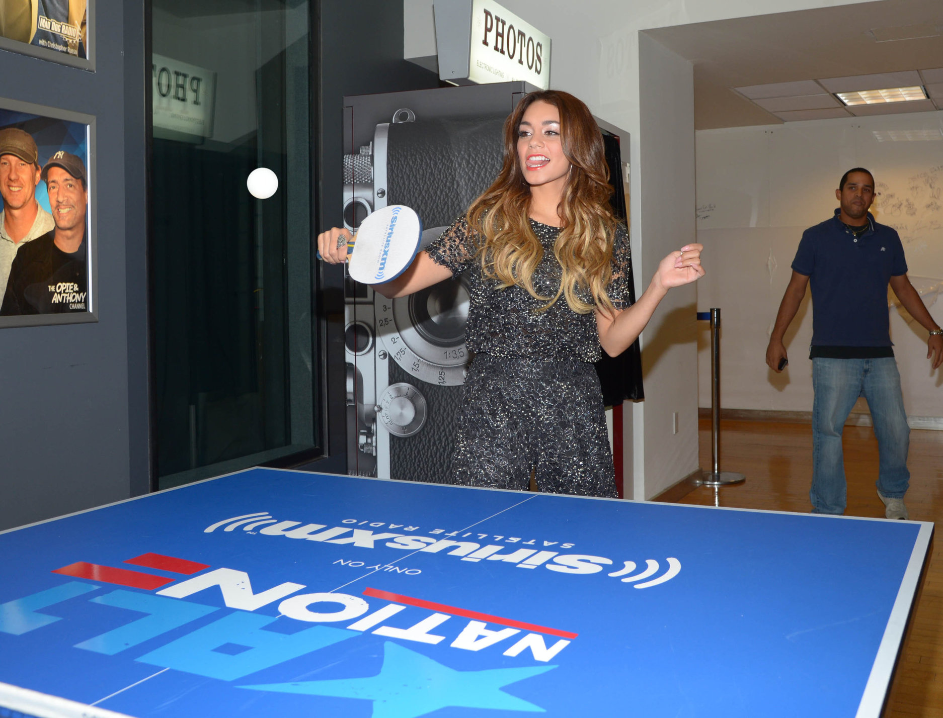 Vanessa Hudgens Visits SiriusXM Studios in New York - August 9, 2013 