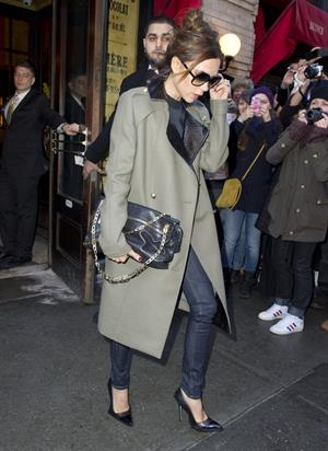 Victoria Beckham - Night out in New York City (10.02.2013) 