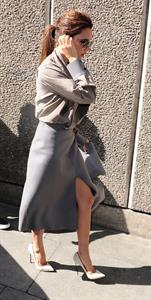 Victoria Beckham leaving London's Vogue Festival in London on April 28, 2013
