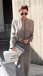 Victoria Beckham leaving London's Vogue Festival in London on April 28, 2013