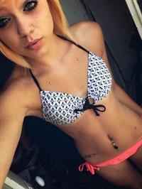 Pandaboo in a bikini taking a selfie