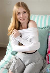 Look at the way a sheer bra highlights the tiny titties that Petite Nymphet brings to the table! This little sweetheart is always smiling as she gets naked and lets her hands roam her tight bod. From tits to twat, she's always locked and loaded to give herself a big climax.