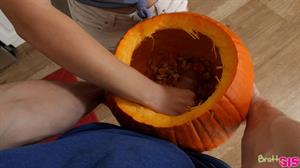 Aubrey Sinclair Nude Pictures A practical joke turns into a hairy pussy pounding as Aubrey Sinclair sucks her stepbrothers cock and rides his hardon