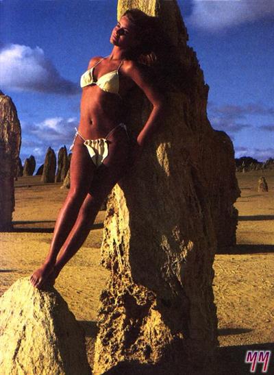 Paulina Porizkova in a bikini