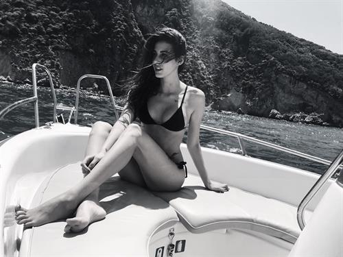 Chloe Veitch in a bikini