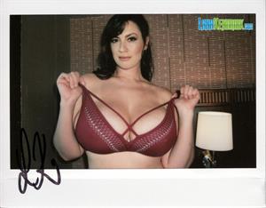 Lana Kendrick collection of her big boobs in polaroid sets