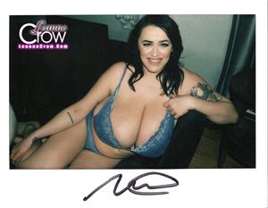 Leanne Crow Nude Pictures Leanne Crow in a Classic Polaroid Shots Revealing Her Huge Melons