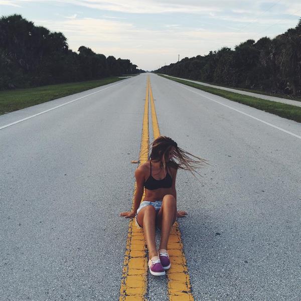 Emily Zeck in a bikini