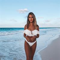 Emily Zeck in a bikini