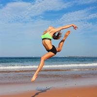 Amanda Bisk in a bikini