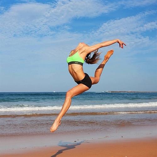 Amanda Bisk in a bikini