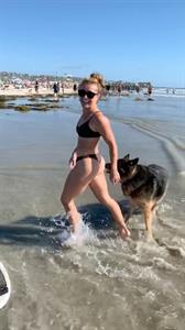 Demi Bagby in a bikini