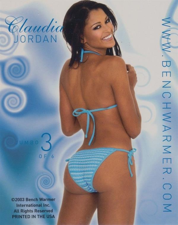 Claudia Jordan in a bikini - ass
