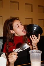 Gaby Mueller Loves Thai Food