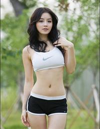 Im Ji Hye in a bikini