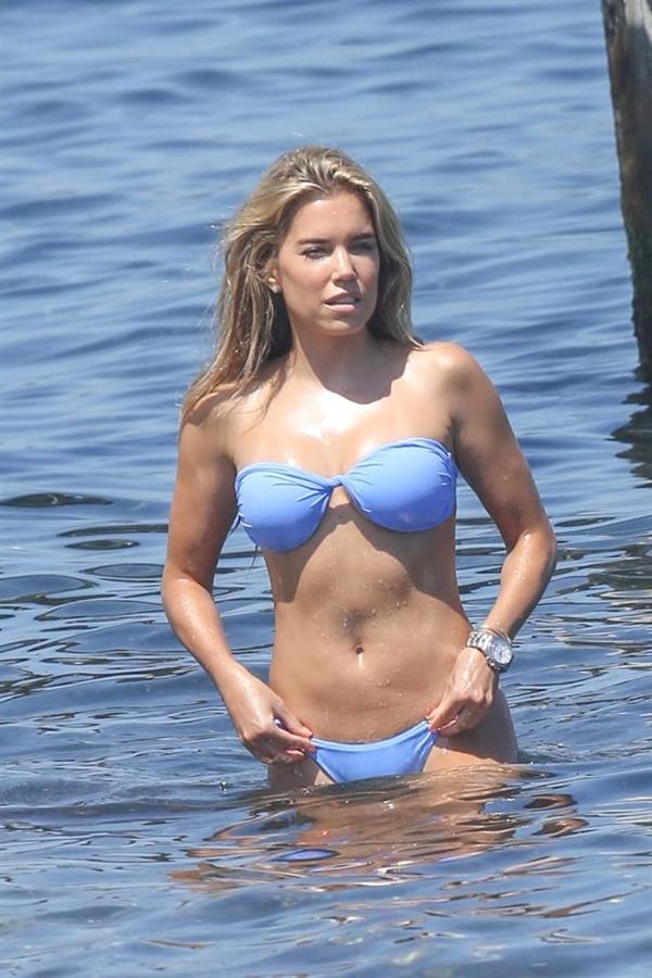 Sylvie van der Vaart in a bikini