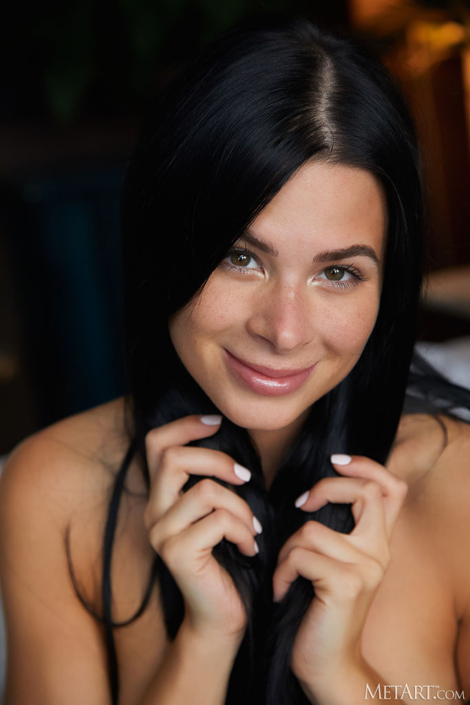 Jenny Doll Petite Brunette in Bed