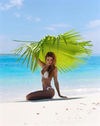 Pamela Reif in a bikini